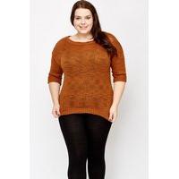 Round Neck Knitted Pullover