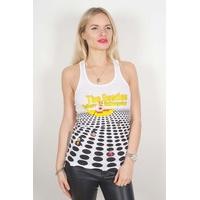 Rock Off Women\'s The Beatles Sea Of Holes & Logo Slim Fit Short Sleeve T-shirt, 