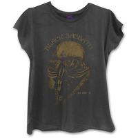 Rockoff Trade Women\'s Sabbath Us Tour 78 Fitted T-shirt, Black, 8 (manufacturer