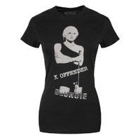 rockoff trade womens x offender t shirt black small