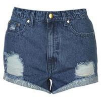 rock and rags denim shorts