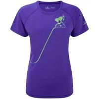 Ronhill Trail Mountain Goat Tee women\'s T shirt in purple