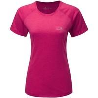 ronhill aspiration motion ss tee womens t shirt in pink
