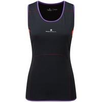 ronhill aspiration contour tank womens t shirt in black