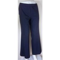 ronit zilkha size 14 blue 100 wool trousers