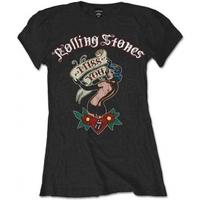 Rolling Stones Miss You Black Ladies T Shirt: Small
