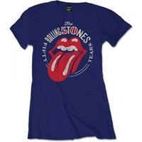 Rolling Stones 50th Anni Vintage Navy Ladies TS: Small