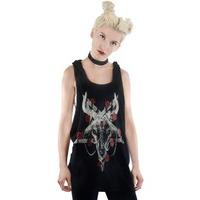 Roses For Satan Witch Hood Tank Top - Size: Size 16