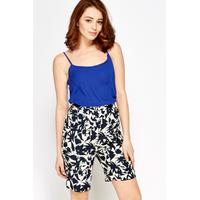 Royal Blue Casual Cami Top