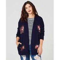 rose jacquard cardigan