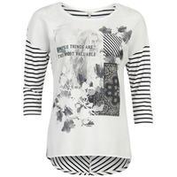 rock and rags and rags stripe digital top ladies