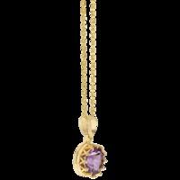 royale sterling silver amethyst pendant with chain