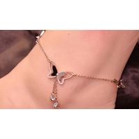 Rose Gold Butterfly Anklet