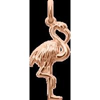 rose gold flamingo charm