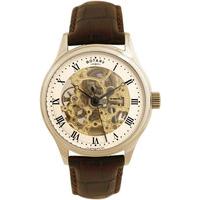 Rotary Watch Gents Strap Gold Plate