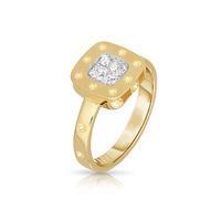 Roberto Coin Pois Moi 18ct Gold 0.12ct Ring - Ring Size N