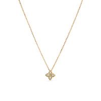 Roberto Coin Princess Flower 18ct Yellow Gold Pendant