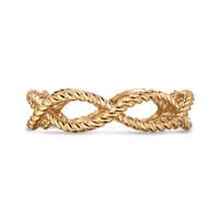 roberto coin new barocco 18ct yellow gold rings rings size m