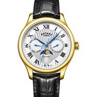 Rotary Watch Moonphase Mens