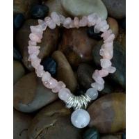 Rose Quartz Bracelet With Charm