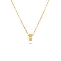 roberto coin symphony 18ct yellow gold bead pendant with round design