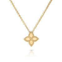 Roberto Coin Princess Flower 18ct Yellow Gold Pendant