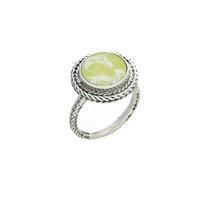 Royal Crown Derby Ring Round Lime Mikado Foxtail Silver