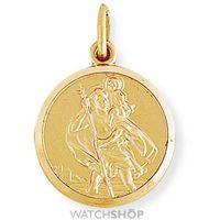 round st christopher medallion