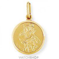 round st christopher medallion