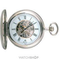 Royal London Full Hunter Pocket Skeleton Mechanical Watch 90005-01