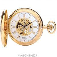 Royal London Half Hunter Pocket Skeleton Mechanical Watch 90029-02