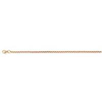 Rose Gold Traditional Heavyweight Round Belcher Chain 16/40cm