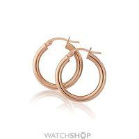 rose gold hoop earrings