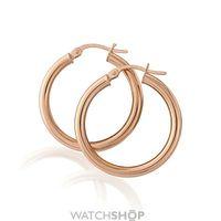 rose gold hoop earrings