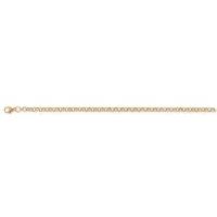 Rose Gold Traditional Round Belcher Bracelet 7.25/18cm