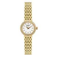 rotary ladies goldtone bracelet watch