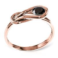 Round Brilliant Cut Diamond Ring in 9ct Rose Gold