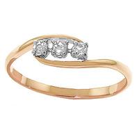 Round Brilliant Cut Diamond Ring in 9ct Rose Gold