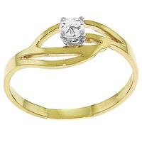 Round Brilliant Cut Diamond Ring in 9ct Gold