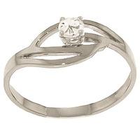 Round Brilliant Cut Diamond Ring in 9ct White Gold