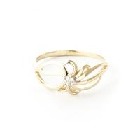 Round Brilliant Cut Diamond Ring in 9ct Gold