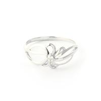 Round Brilliant Cut Diamond Ring in 9ct White Gold