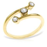 Round Brilliant Cut Diamond Ring in 9ct Gold