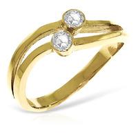 Round Brilliant Cut Diamond Ring in 9ct Gold