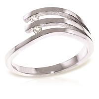 Round Brilliant Cut Diamond Ring in 9ct White Gold