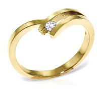 Round Brilliant Cut Diamond Ring in 9ct Gold