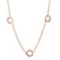 rosa lea rose gold plated open circle pendant 950639n 1