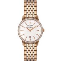 rotary ladies two tone rose watch lb9005706