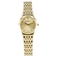Rotary Ladies Gold Tone Watch LB02624-03
