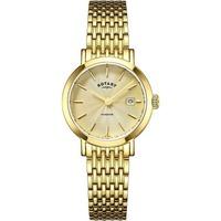 Rotary Ladies Gold Plated Windsor Watch LB05303/03